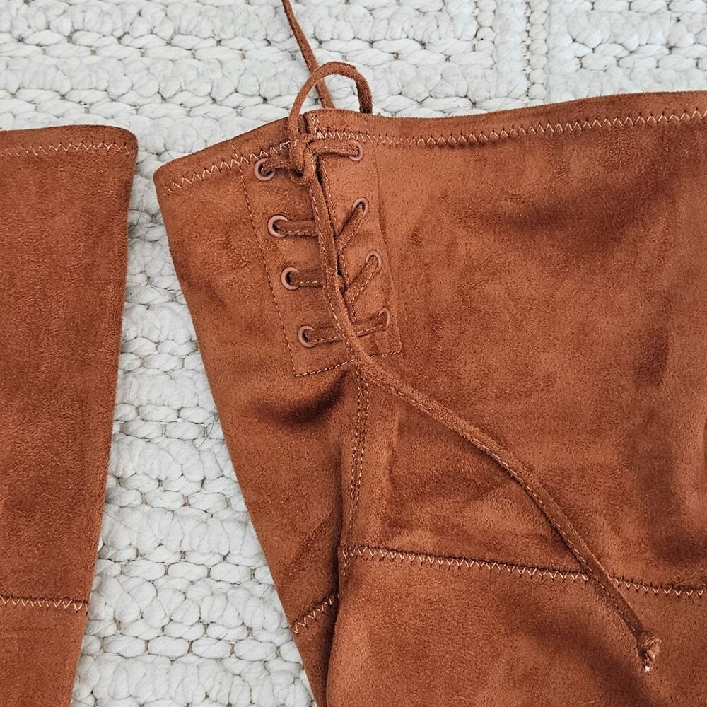 Vince Camuto, women brown suede over the knee boots, size 8 NWOT - Picture 6 of 14